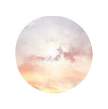 朝日の空